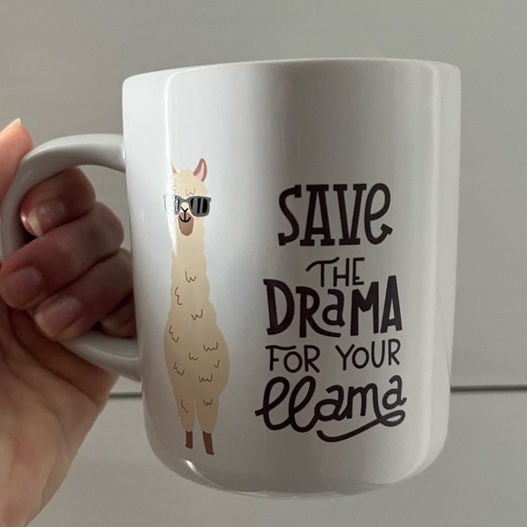 Manna Llama 14oz Coffee Cup NEW - Picture 7 of 9